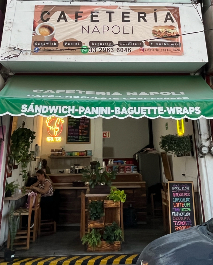 Cafeteria Napolifiore, cafetería en Guadalajara, Jalisco