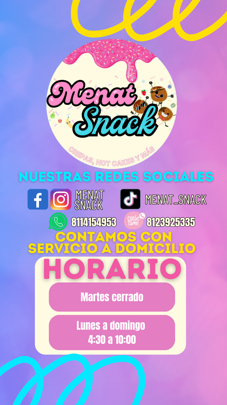 Menat Snack, cafetería en Guadalupe, Nuevo León